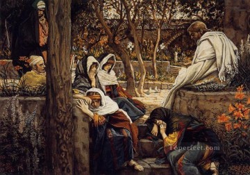  sus Pintura - Jesús en Betania James Jacques Joseph Tissot